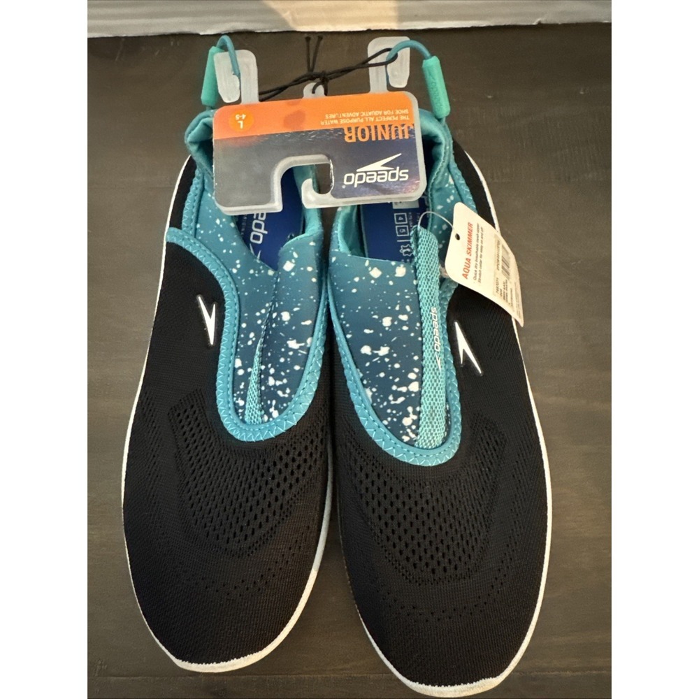 Speedo Juniors Girls Black Aqua Skimmer water shoes Size Large